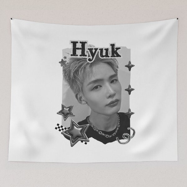 Item preview, 1vers Hyuk K-Pop Boy Group Portrait korean pop idols group kpop fan art designed and sold by AJUNICE STUDIO.