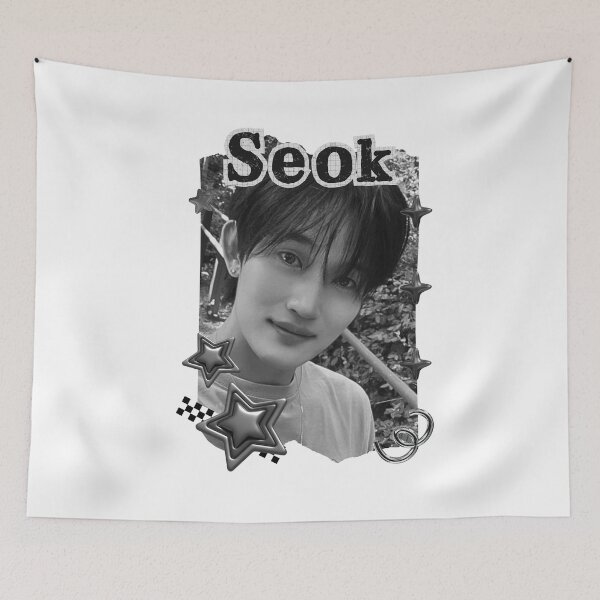 Item preview, 1vers Seok K-Pop Boy Group Portrait korean pop idols group kpop fan art designed and sold by AJUNICE STUDIO.