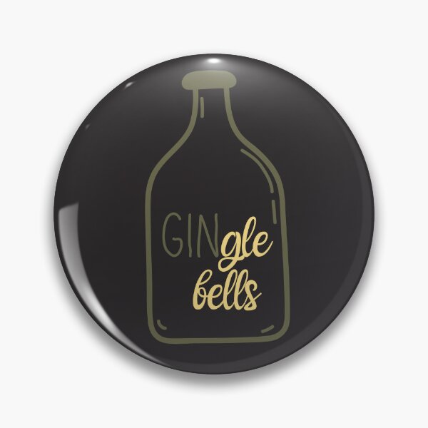 Item preview, Gin-gle Bells Funny Christmas Drinking Pun Design designed and sold by DesignsVault.