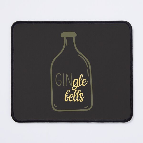 Item preview, Gin-gle Bells Funny Christmas Drinking Pun Design designed and sold by DesignsVault.
