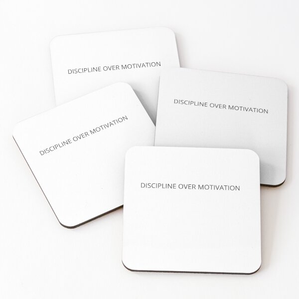 Item preview, Discipline Over Motivation Quote designed and sold by Georgi2Design.
