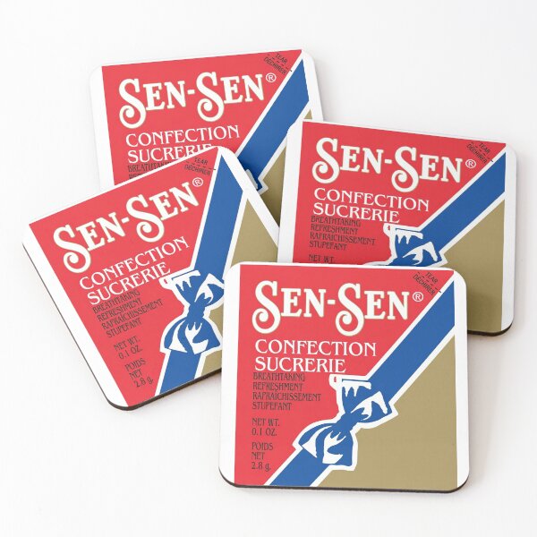 Item preview, Vintage Sen-Sen Breath Freshener Wrapper Retro Candy Art designed and sold by SteinsDesigns.