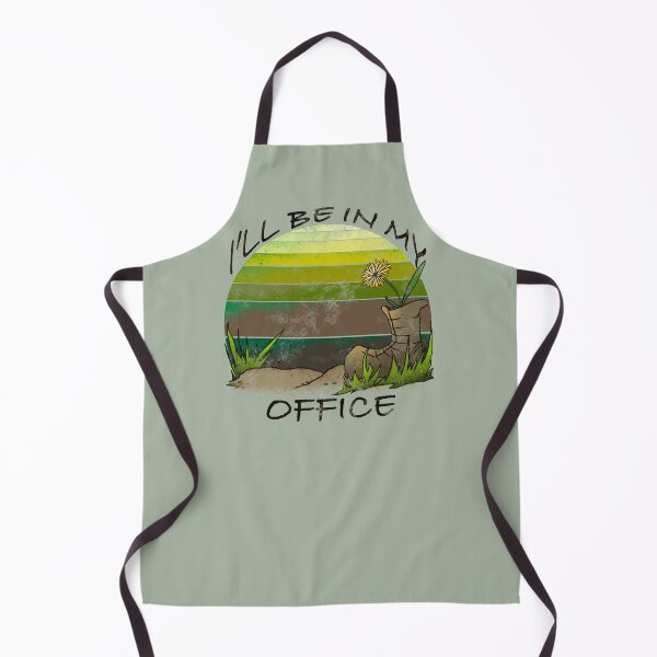 Item preview, I'll Be In My Office - Dandelion Boot Sunset Gradient Funny Nature Art designed and sold by TheArtOfTreble.