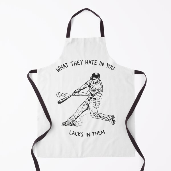 Item preview, Baseball Batter Motivation Quote What They Hate In You Lacks In Them designed and sold by JessArty ⭐⭐⭐⭐⭐.