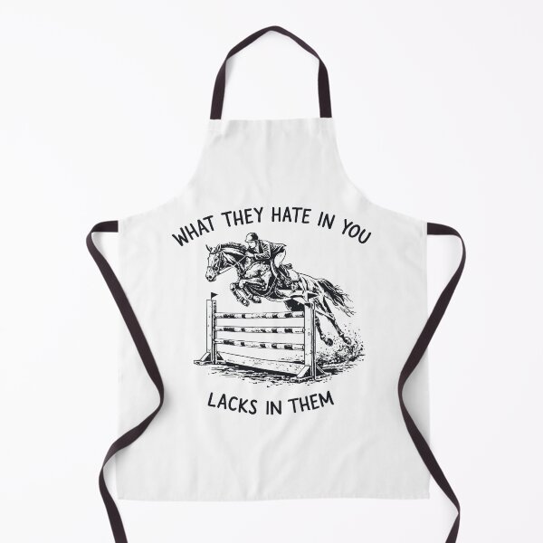Item preview, Equestrian Jump Motivation Quote What They Hate In You Lacks In Them designed and sold by JessArty ⭐⭐⭐⭐⭐.