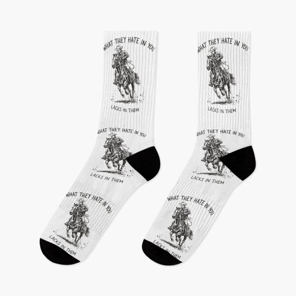 Item preview, Rodeo Cowboy Motivation Quote What They Hate In You Lacks In Them designed and sold by JessArty ⭐⭐⭐⭐⭐.