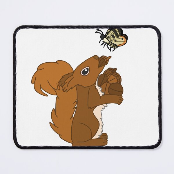 Item preview, ADHD Squirrel with butterfly designed and sold by RainyArtworks.