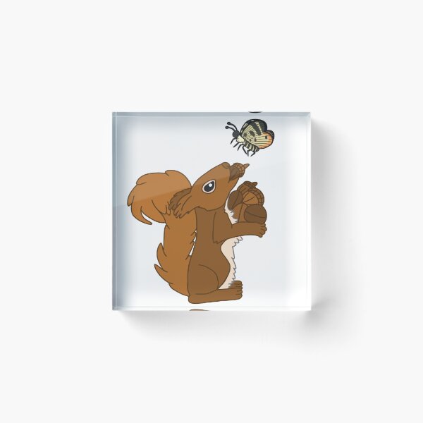 Item preview, ADHD Squirrel with butterfly designed and sold by RainyArtworks.