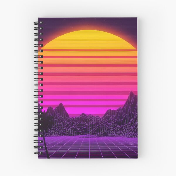 Item preview, Retro Synthwave Sunset Drive with Palm Trees designed and sold by powersunlight.