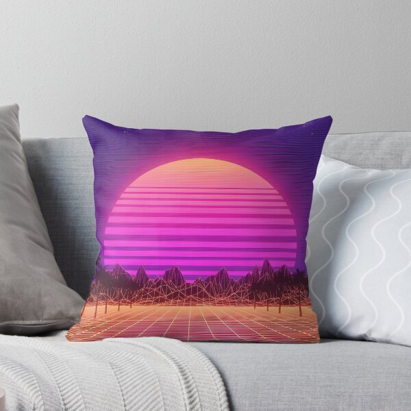 Item preview, Retro Synthwave Sunset Drive with Palm Trees designed and sold by powersunlight.