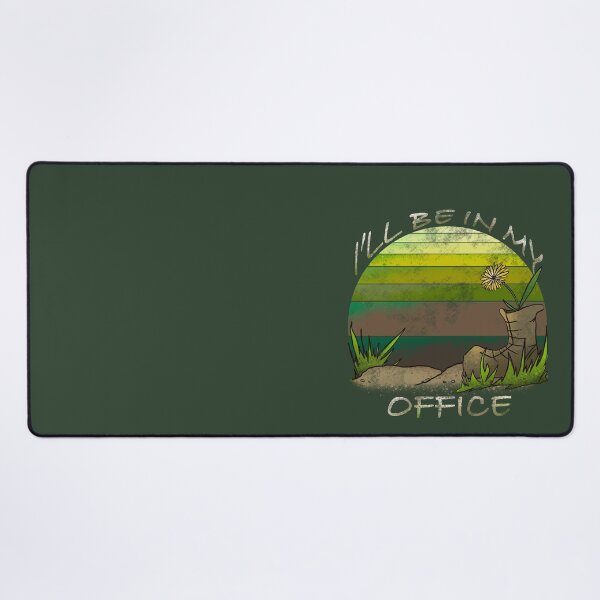 Item preview, I'll Be In My Office - Dandelion Boot Deep Forest Gradient Funny Nature Art designed and sold by TheArtOfTreble.