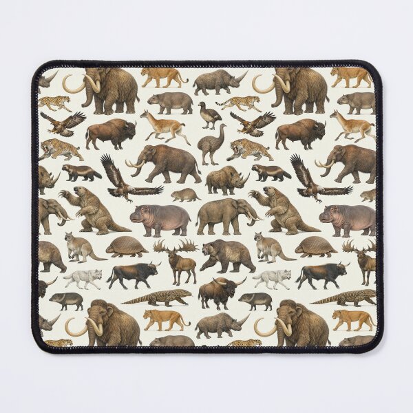Item preview, Animals of the Pleistocene Epoch Wildlife Identification Chart designed and sold by kakarikihill.