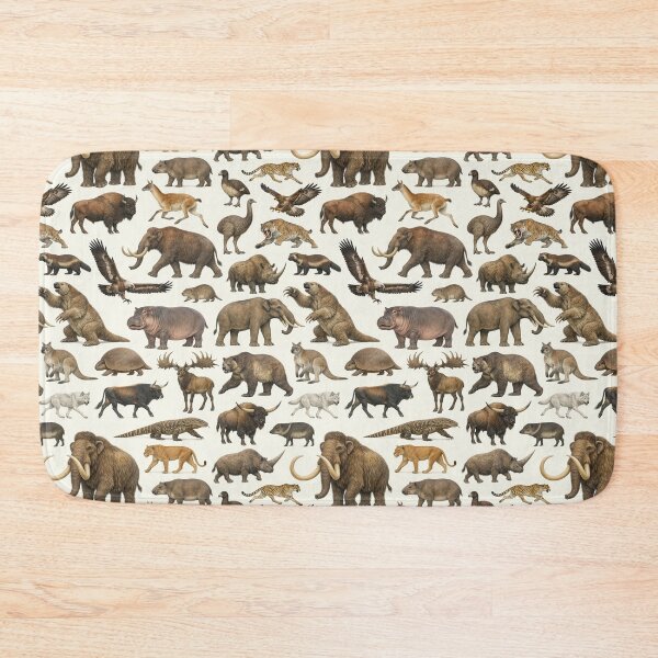 Item preview, Animals of the Pleistocene Epoch Wildlife Identification Chart designed and sold by kakarikihill.