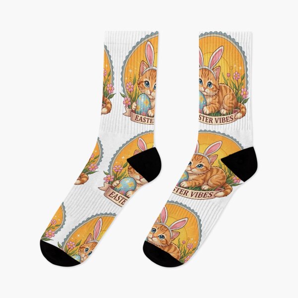 Item preview, Easter Vibes – Cute Bunny Ears Kitten Spring Design designed and sold by relso.