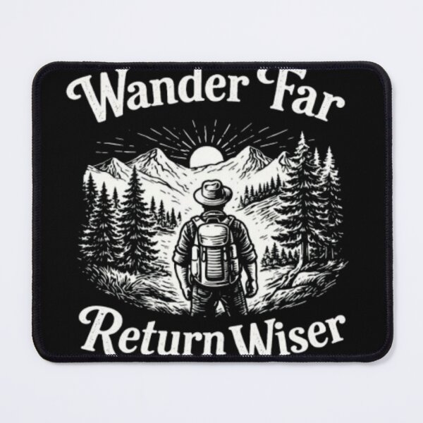 Item preview, Wander far return wiser travel vintage adventure shirt designed and sold by Obiechefu.