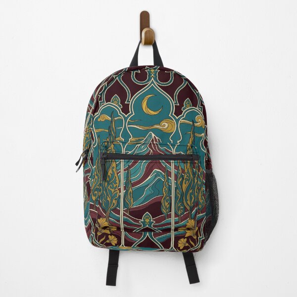 Item preview, Night Landscape with Mountain and Cypress designed and sold by Ciervo Primavera.