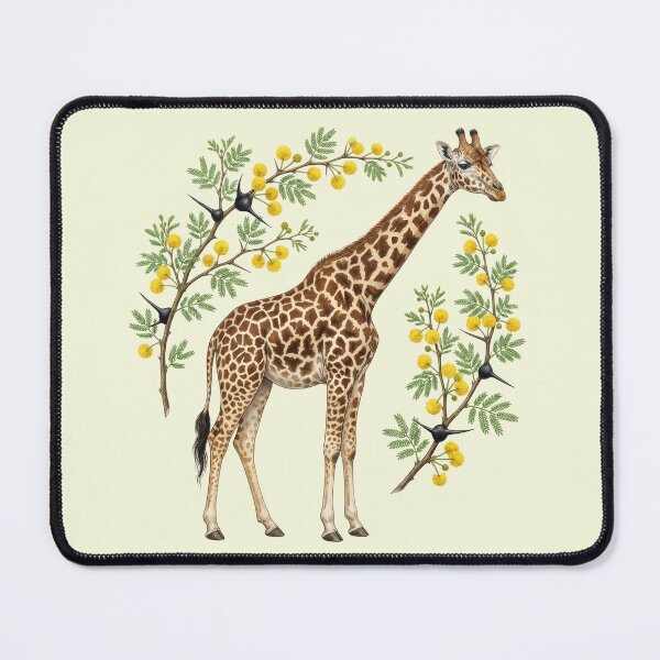 Item preview, Masai Giraffe with Acacia Botanical Art designed and sold by BirdsnStuff.