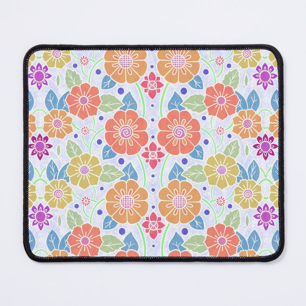 Item preview, Hand drawn flowers Intertwined pattern | lavender background designed and sold by rose-michele.