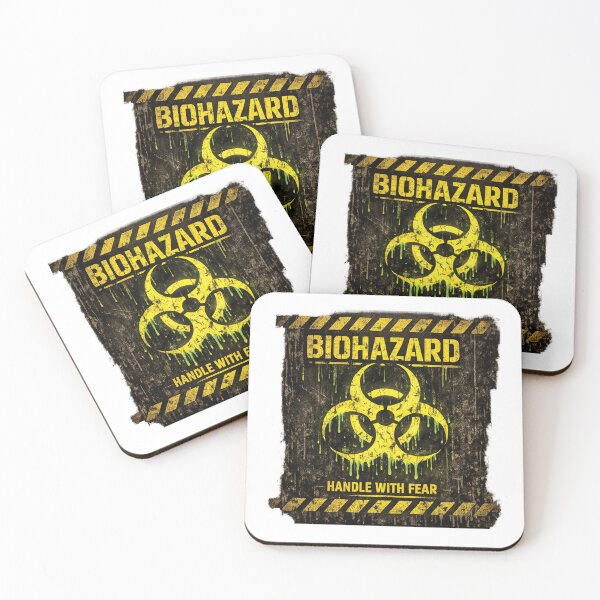 Item preview, Industrial Biohazard Warning – Handle With Fear Apocalyptic Hazard Symbol designed and sold by 486DesignCo.