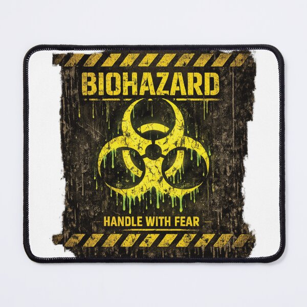 Item preview, Industrial Biohazard Warning – Handle With Fear Apocalyptic Hazard Symbol designed and sold by 486DesignCo.