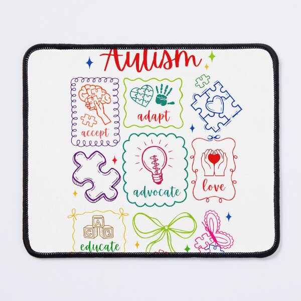 Item preview, Autism Accept Adapt Advocate Love Educate designed and sold by margamPagenberg.