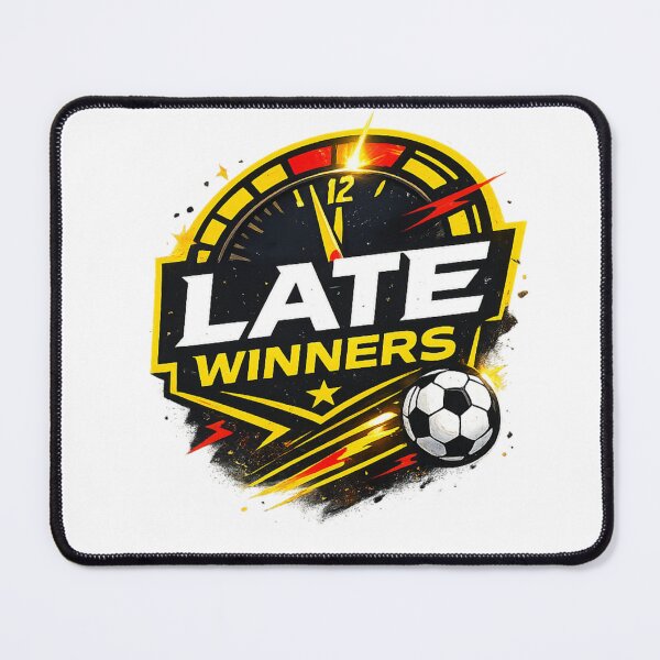 Item preview, Late Winners Football Graphic – Last Minute Goal Streetwear Design designed and sold by Game With Zeek.