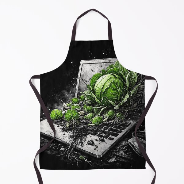 Item preview, Cabbage Laptop – Surreal Tech Garden designed and sold by Ocelot-T.
