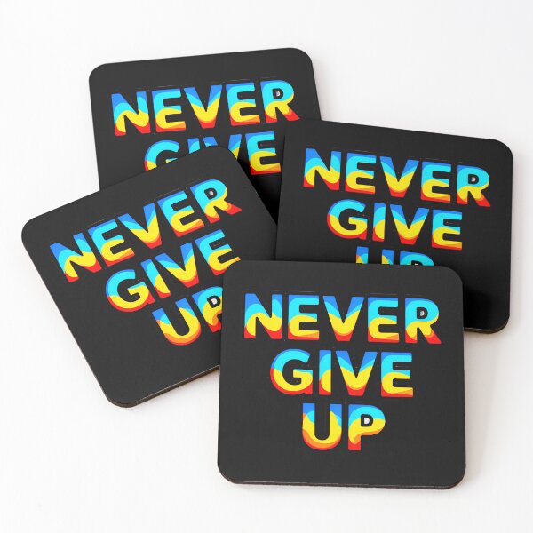 Item preview, Inspirational Quotes Never Give Up designed and sold by SteezeeStore.