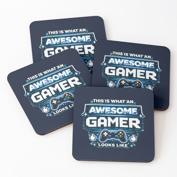 Item preview, This Is What An Awesome Gamer Looks Like Gaming Shirt Funny Gamer Gift Video Game Lover Gaming T-Shirt designed and sold by Irysek.