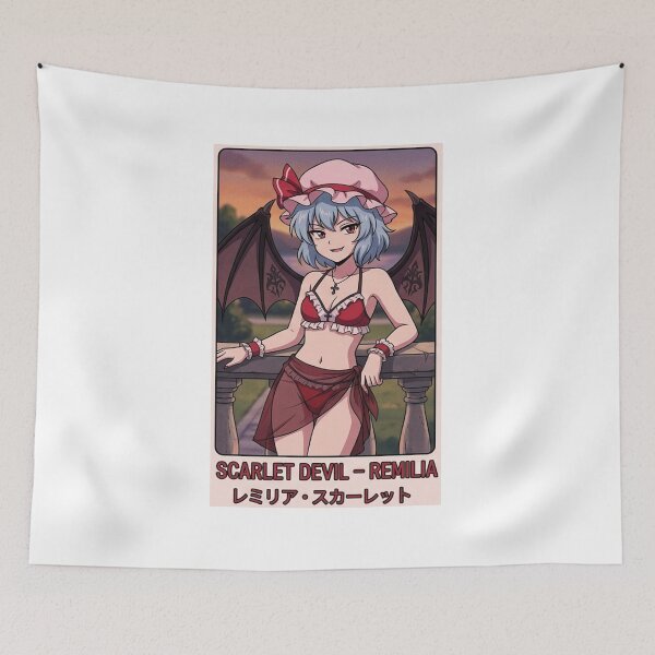 Item preview, Touhou Project Remilia Scarlet - Sexy Bikini Retro 90s Anime Style designed and sold by GachaGooners.