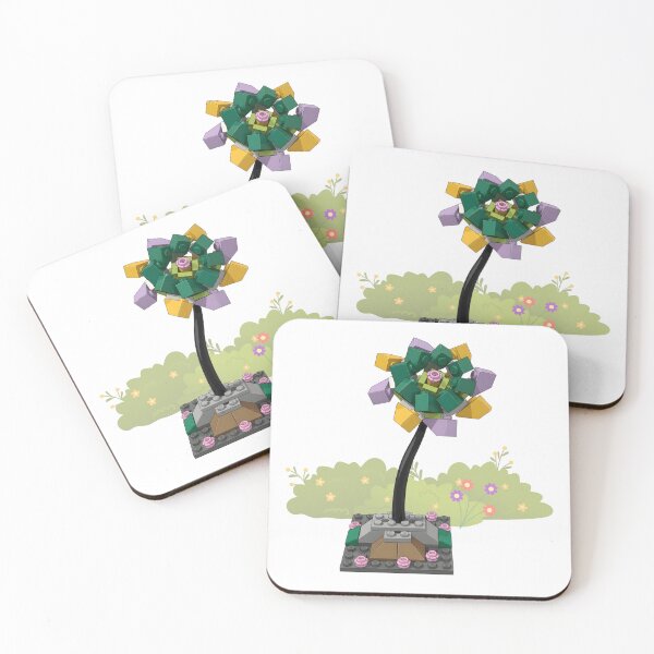 Item preview, Brick Flower Bouquet Art - Colorful Building Blocks Botanical Garden Design designed and sold by HumTumMe.
