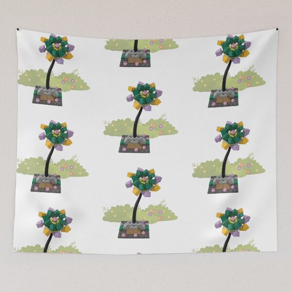 Item preview, Brick Flower Bouquet Art - Colorful Building Blocks Botanical Garden Design designed and sold by HumTumMe.