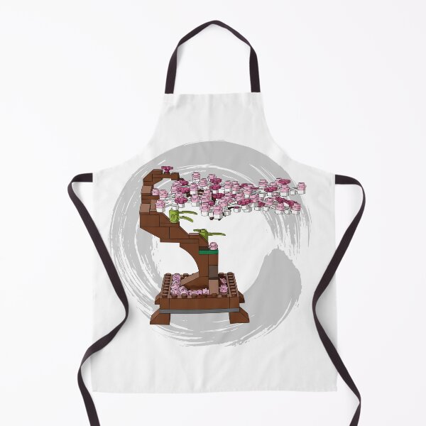 Item preview, Brick Bonsai Tree with Pink Cherry Blossoms - Botanical Building Blocks Art designed and sold by HumTumMe.