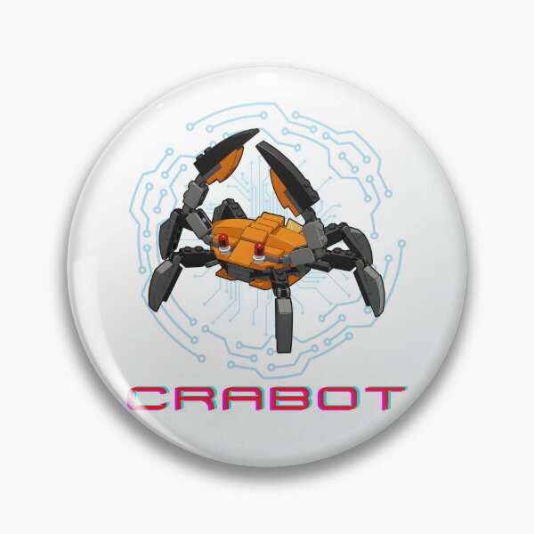 Item preview, CRABOT - Futuristic Brick Robot Crab with Circuit Board Design designed and sold by HumTumMe.