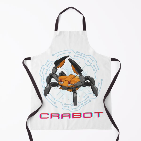 Item preview, CRABOT - Futuristic Brick Robot Crab with Circuit Board Design designed and sold by HumTumMe.
