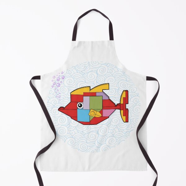 Item preview, Brick Brick Fish Swimming Underwater - Building Block Toy Art designed and sold by HumTumMe.