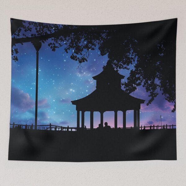 Item preview, Evening in the Park... with beautiful night sky designed and sold by CHASAcreative.