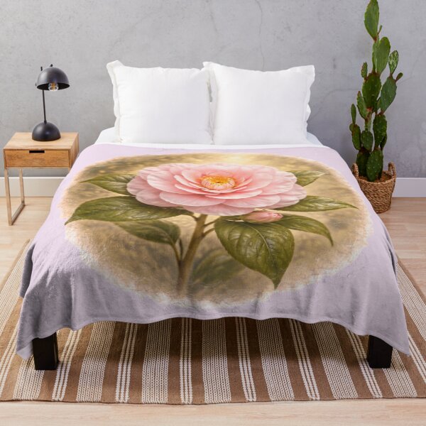 Item preview, Elegant Camellia Bloom – Classic Garden Portrait designed and sold by TheJoyfulPen.