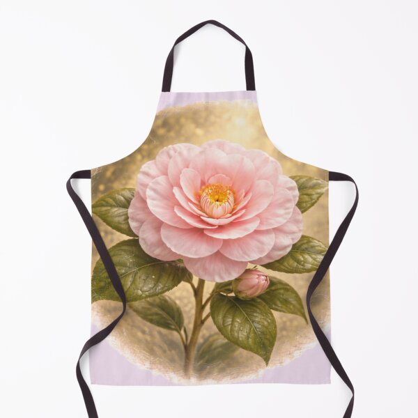 Item preview, Elegant Camellia Bloom – Classic Garden Portrait designed and sold by TheJoyfulPen.