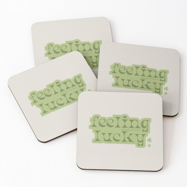 Item preview, feeling lucky simple green designed and sold by magicalpanicmachine.