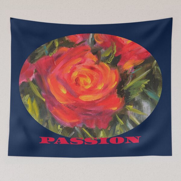 Item preview, Passion - Vibrant Red Rose Macro designed and sold by JurateArt-DK.