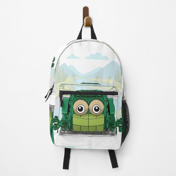 Item preview, Go Green Brick Frog - Cute Building Block Toy Character designed and sold by HumTumMe.