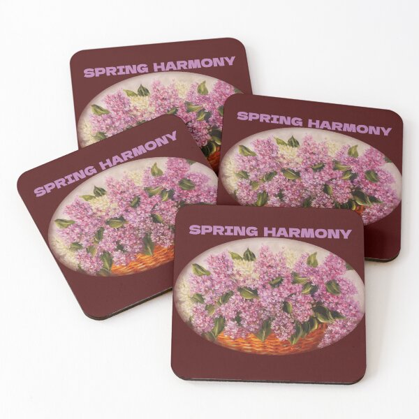 Item preview, Spring Harmony - Lilac Garden Ellipse designed and sold by JurateArt-DK.