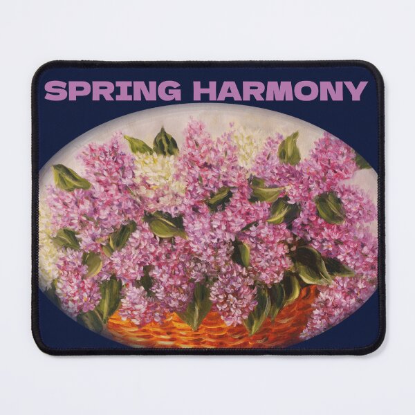 Item preview, Spring Harmony - Lilac Garden Ellipse designed and sold by JurateArt-DK.