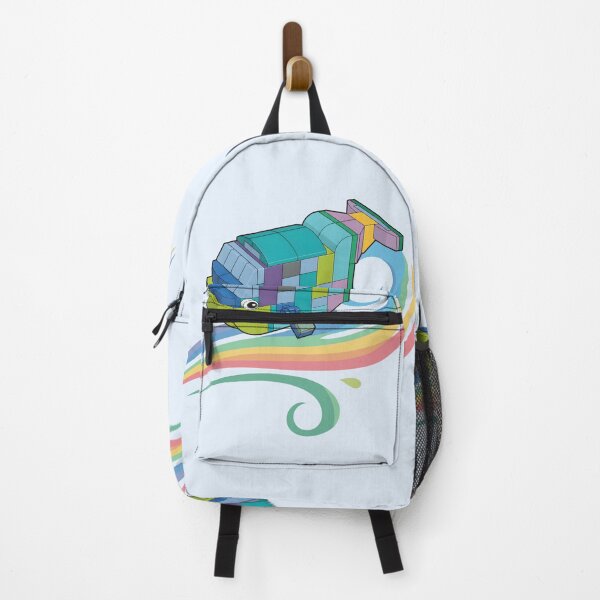Item preview, Colorful Brick Brick Whale - Blocky Ocean Animal Art designed and sold by HumTumMe.