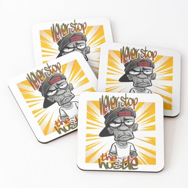 Item preview, Never Stop The Hustle Grumpy Street Character designed and sold by Szpaku desart .