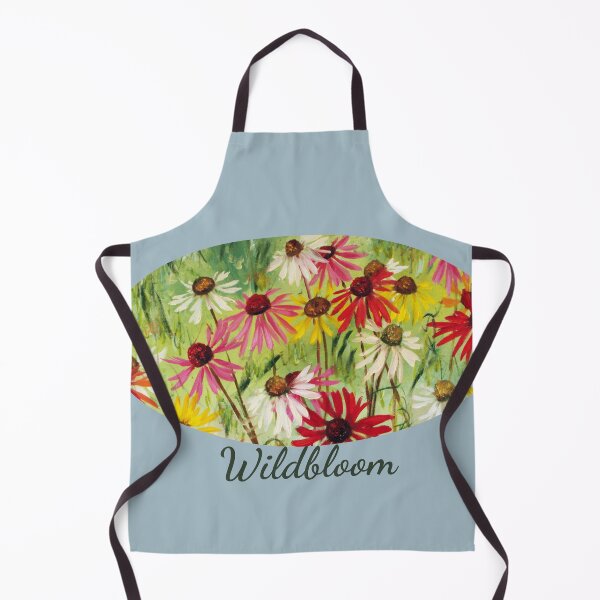 Item preview, Golden Echinacea Meadow - Wild Floral Ellipse designed and sold by JurateArt-DK.