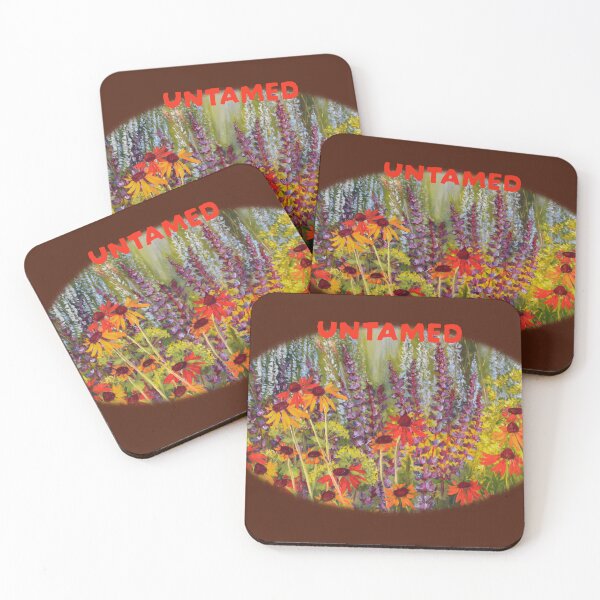 Item preview, Untamed - Golden Echinacea Meadow Ellipse designed and sold by JurateArt-DK.