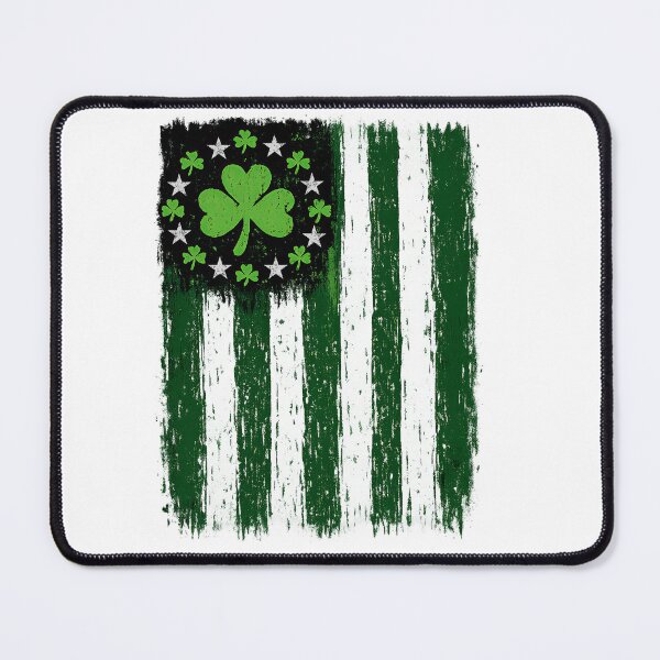 Item preview, Shamrock American Flag Lucky Clover St. Patrick's Day designed and sold by JustBeStylish.