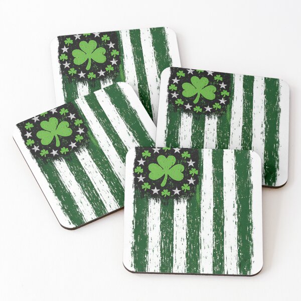 Item preview, Shamrock American Flag Lucky Clover St. Patrick's Day designed and sold by JustBeStylish.